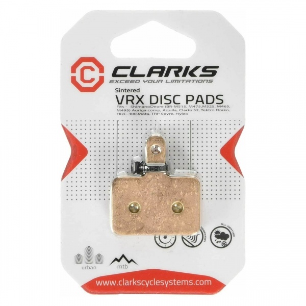 Clarks VRX811C sintered disc brake pads